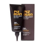 Piz Buin Ultra Light Dry Touch Sun Fluid 30 SPF posee una textura no grasa.