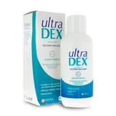 Ultradex Colutorio no contiene alcohol y es ideal para eliminar el mal aliento.