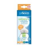 Dr Browns Biberón Option+ Boca Ancha/Larga - ¡Ayuda a reducir los cólicos!