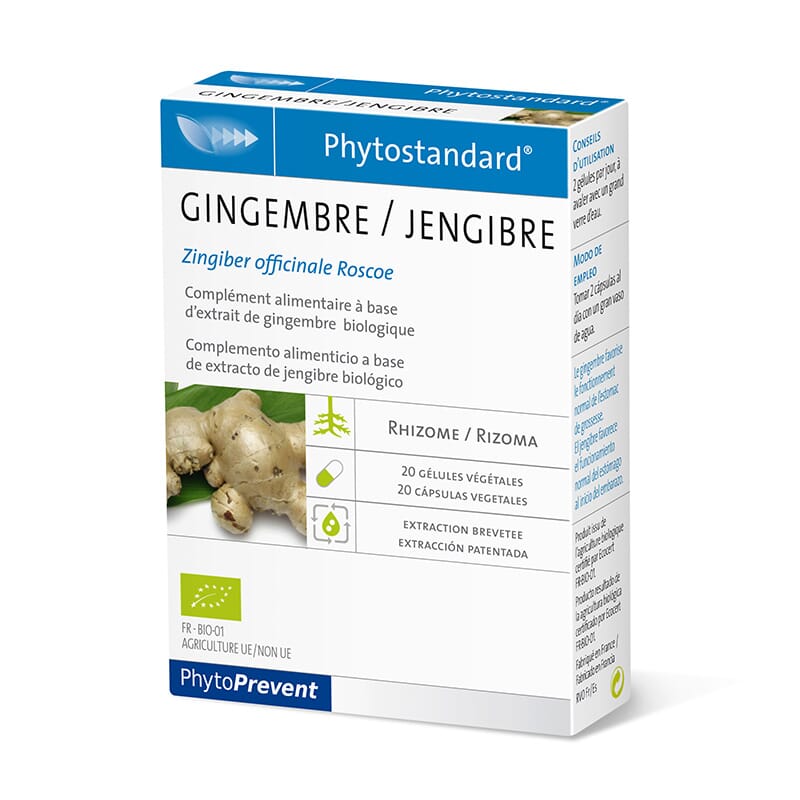 PHYTOSTANDARD JENGIBRE BIO 20 VCaps