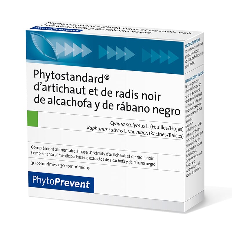 PHYTOSTANDARD ALCACHOFA Y RÁBANO NEGRO 30 Tabs