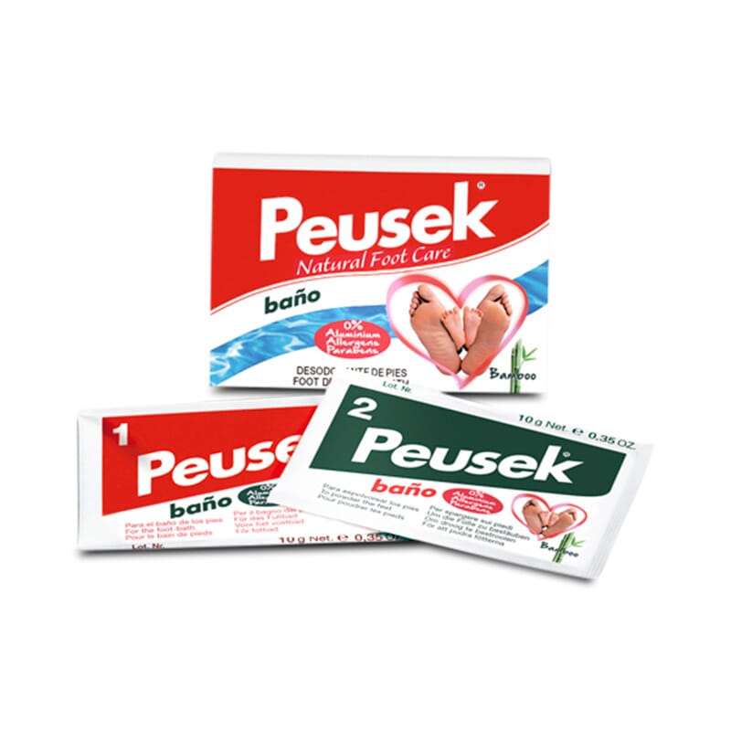 PEUSEK BAÑO POLVO DESODORANTE 2 Sobres de 10g