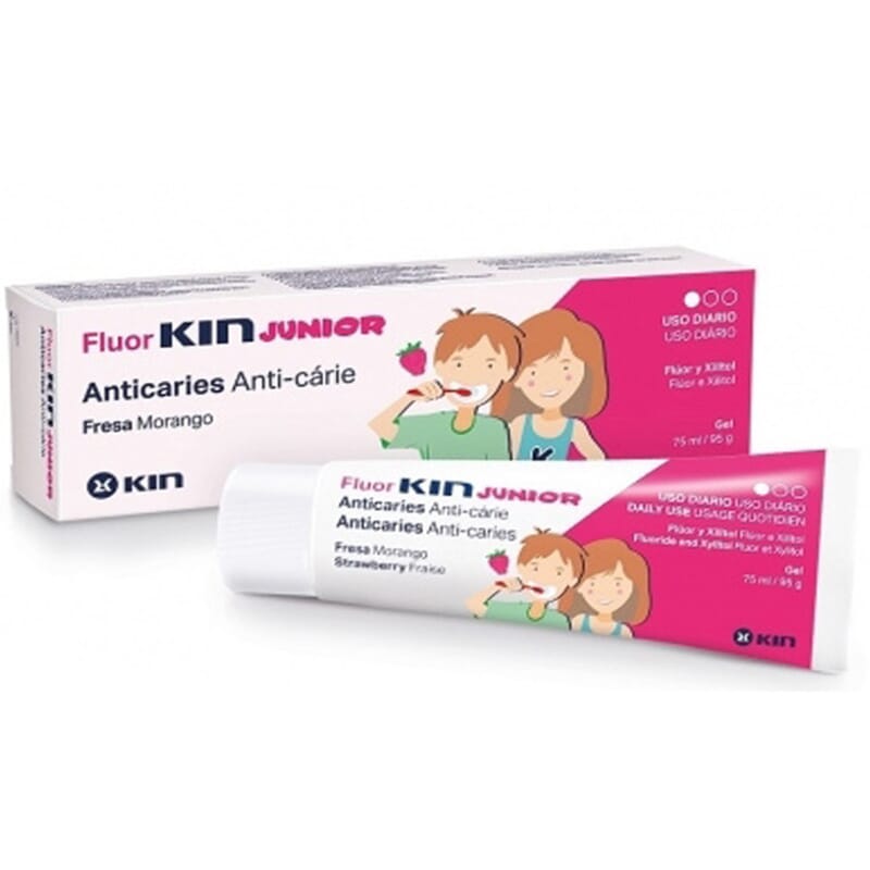 FLUOR KIN JUNIOR ANTICARIES GEL FRESA 75ml