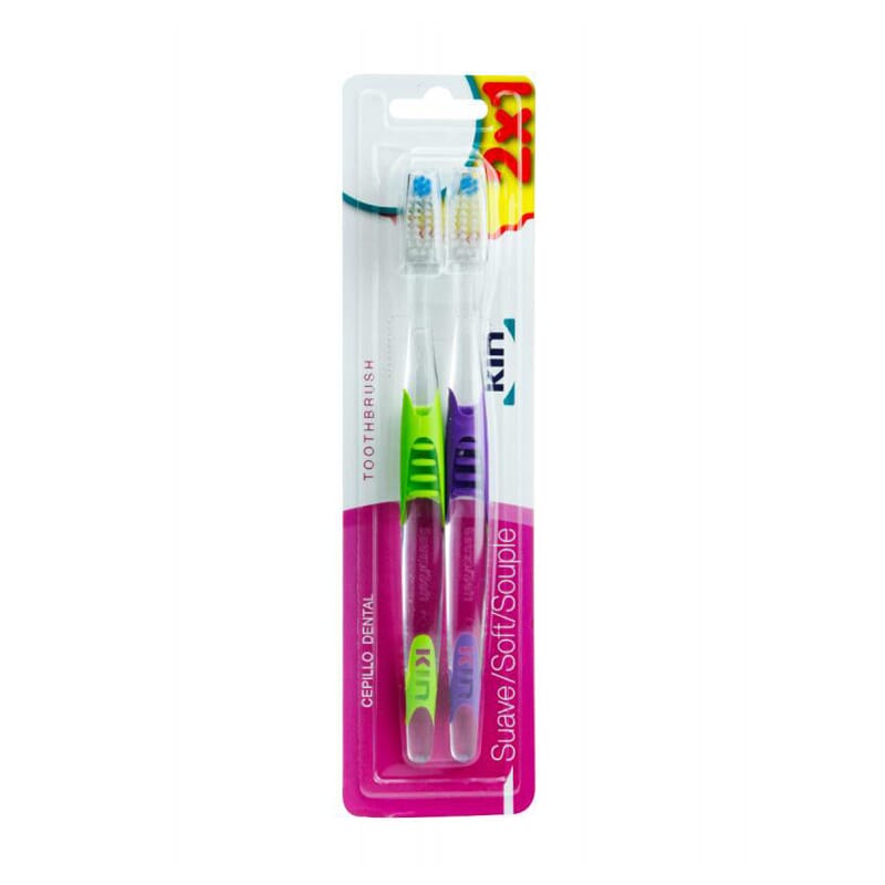 KIN CEPILLO DENTAL SUAVE 2 Uds