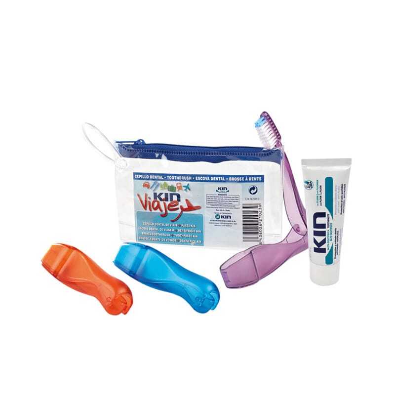 KIN VIAJE CEPILLO DE DIENTES + PASTA DENTÍFRICA 1 Packs