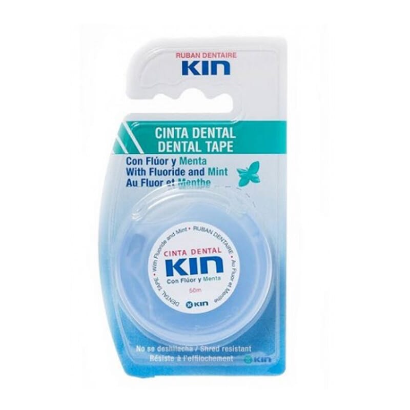 KIN CINTA DENTAL CON FLÚOR Y MENTA 50m