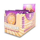 PROTEIN COOKIE CHOCOLATE CHOCOLATE CHIP 12 Paquets de 80g de Buff Bake