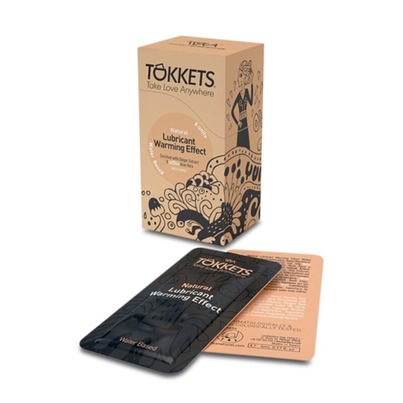 LUBRICANTE NATURAL EFECTO CALOR 8 Sobres de 5ml