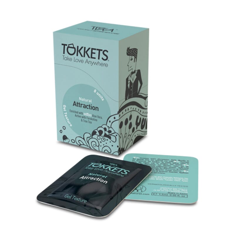 GEL DE ATRAÇÃO NATURAL 8 Saquetas d 1,5ml