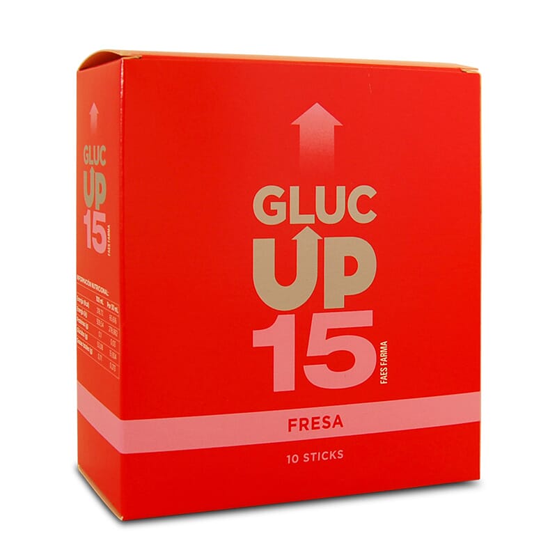 GLUC UP 15 FRESA 10 Sticks de 30ml