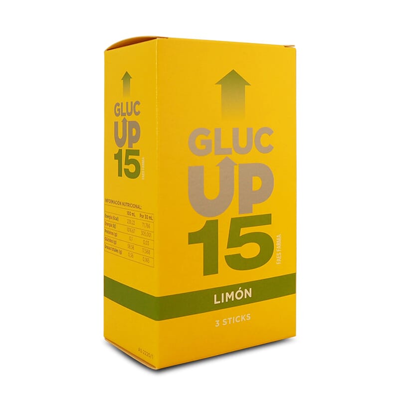 GLUC UP 15 LIMÓN 3 Sticks de 30ml