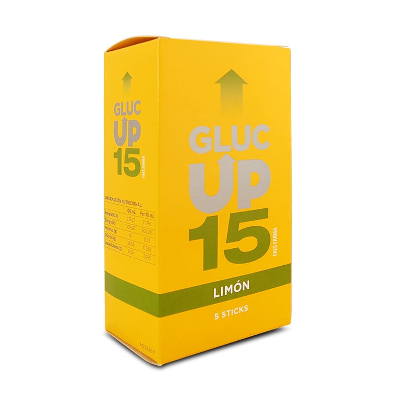 GLUC UP 15 LIMÓN 5 Sticks de 30ml