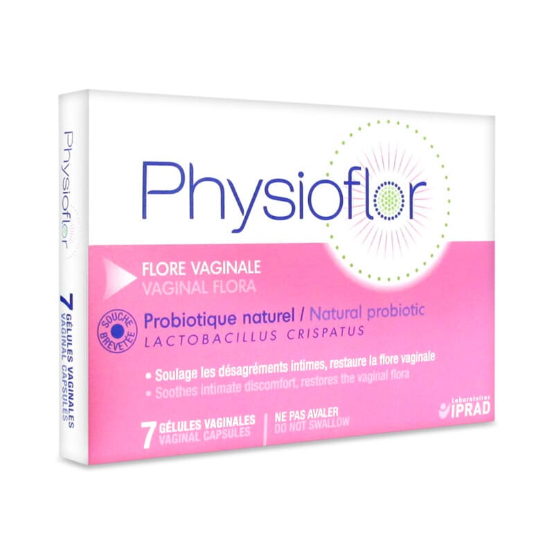 PHYSIOFLOR PROBIOTIQUE VAGINAL 7 gélules vaginales