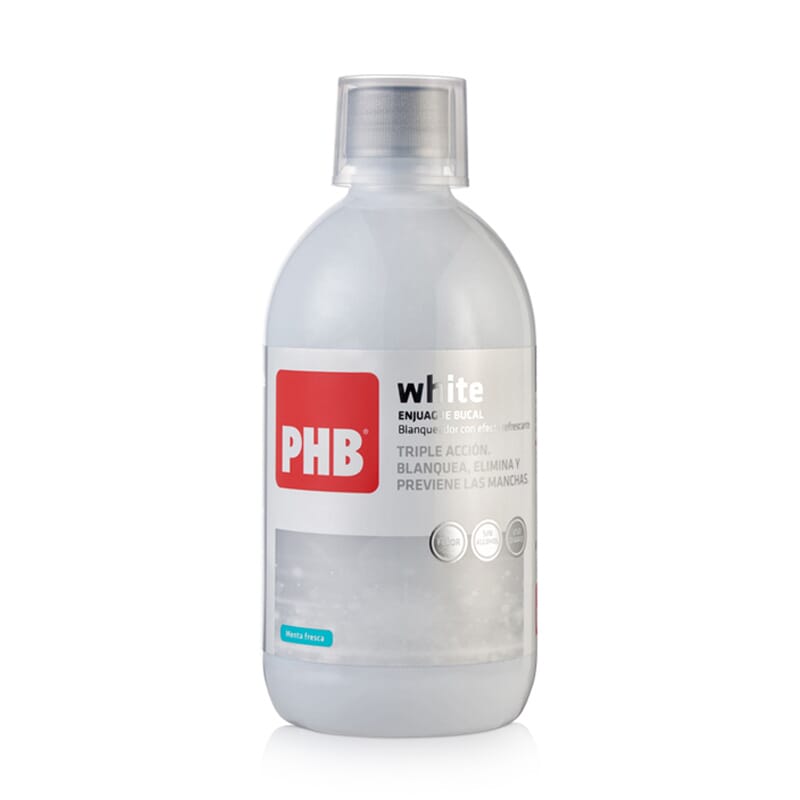 PHB ENJUAGUE BUCAL WHITE 500ml