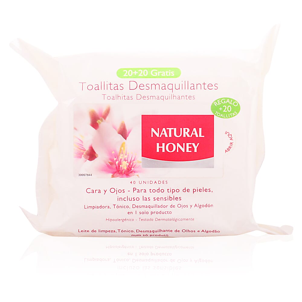 Toallitas Desmaquilladoras Cara Y Ojos Todo Tipo Piel  40 Uds