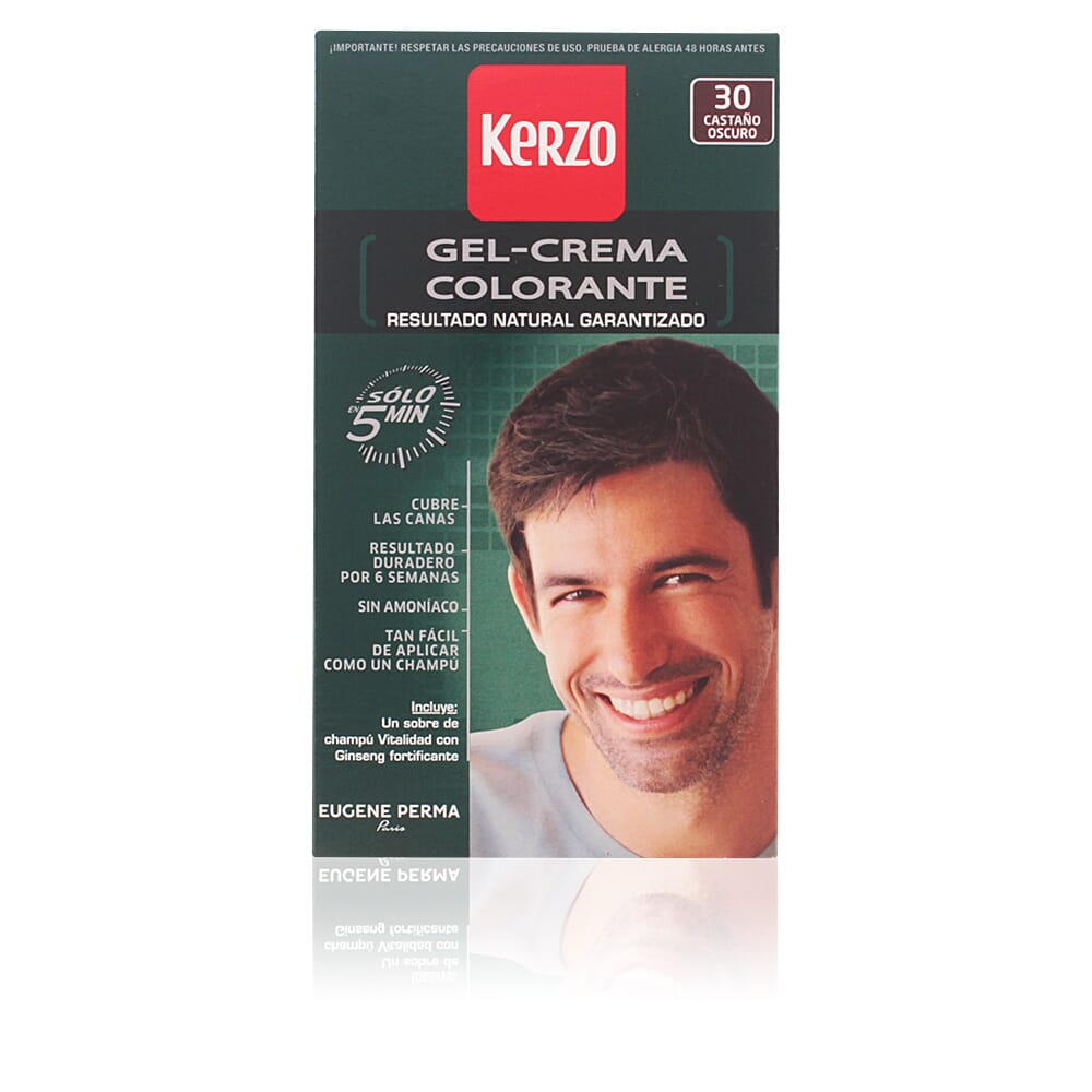 Tinte Para Hombre Gel-Crema #30 Castaño Oscuro