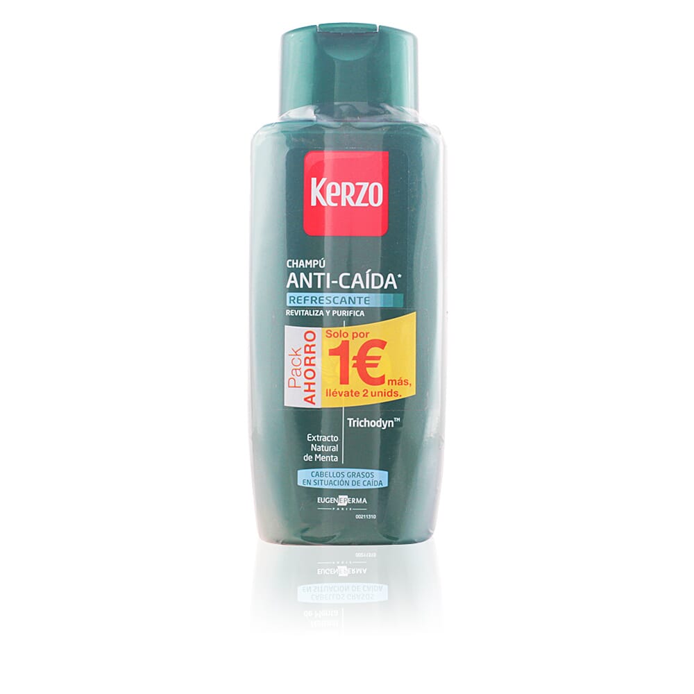 Frecuencia Anti-Caida Refrescante Graso Lote  400 ml 2 Uds