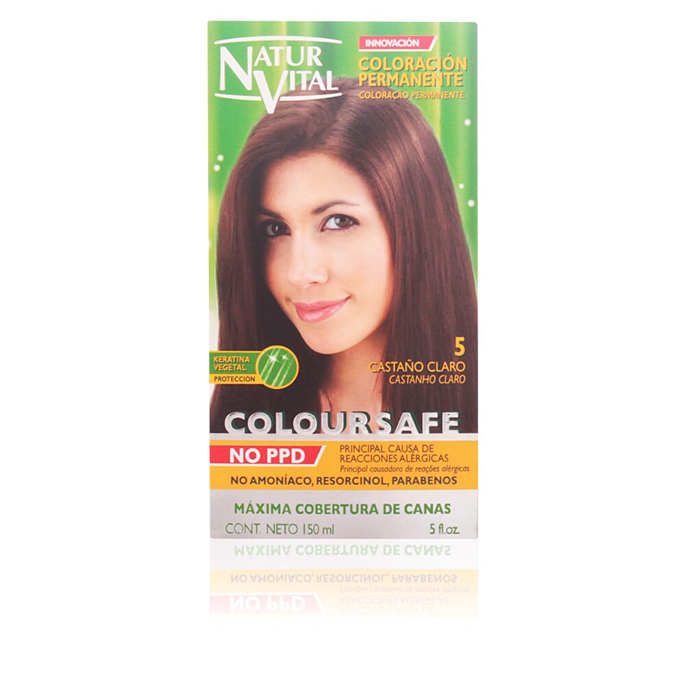 Coloursafe Tinte Permanente #5-Castaño Claro 150 ml