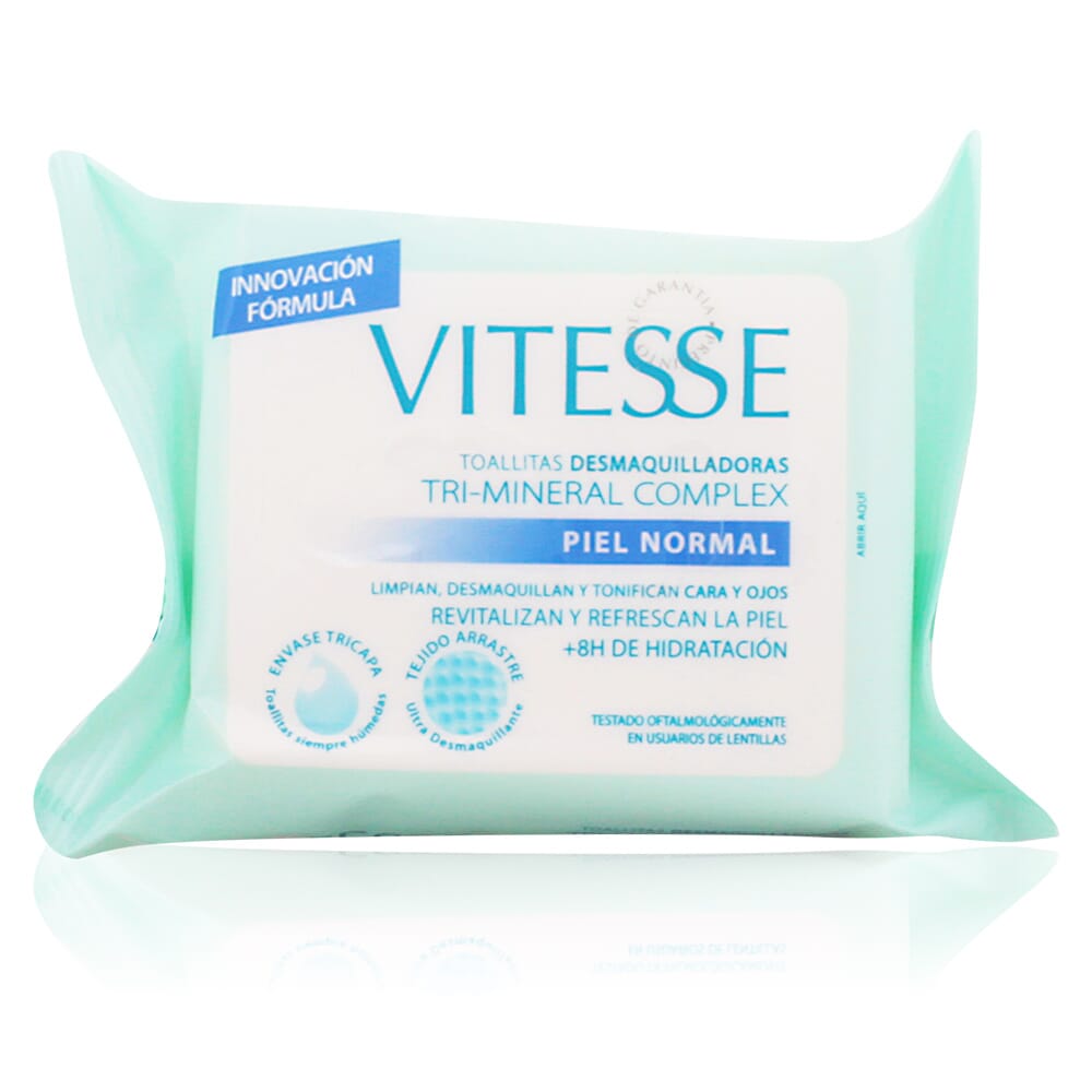 Toallitas Desmaquillantes Piel Normal 20 uds