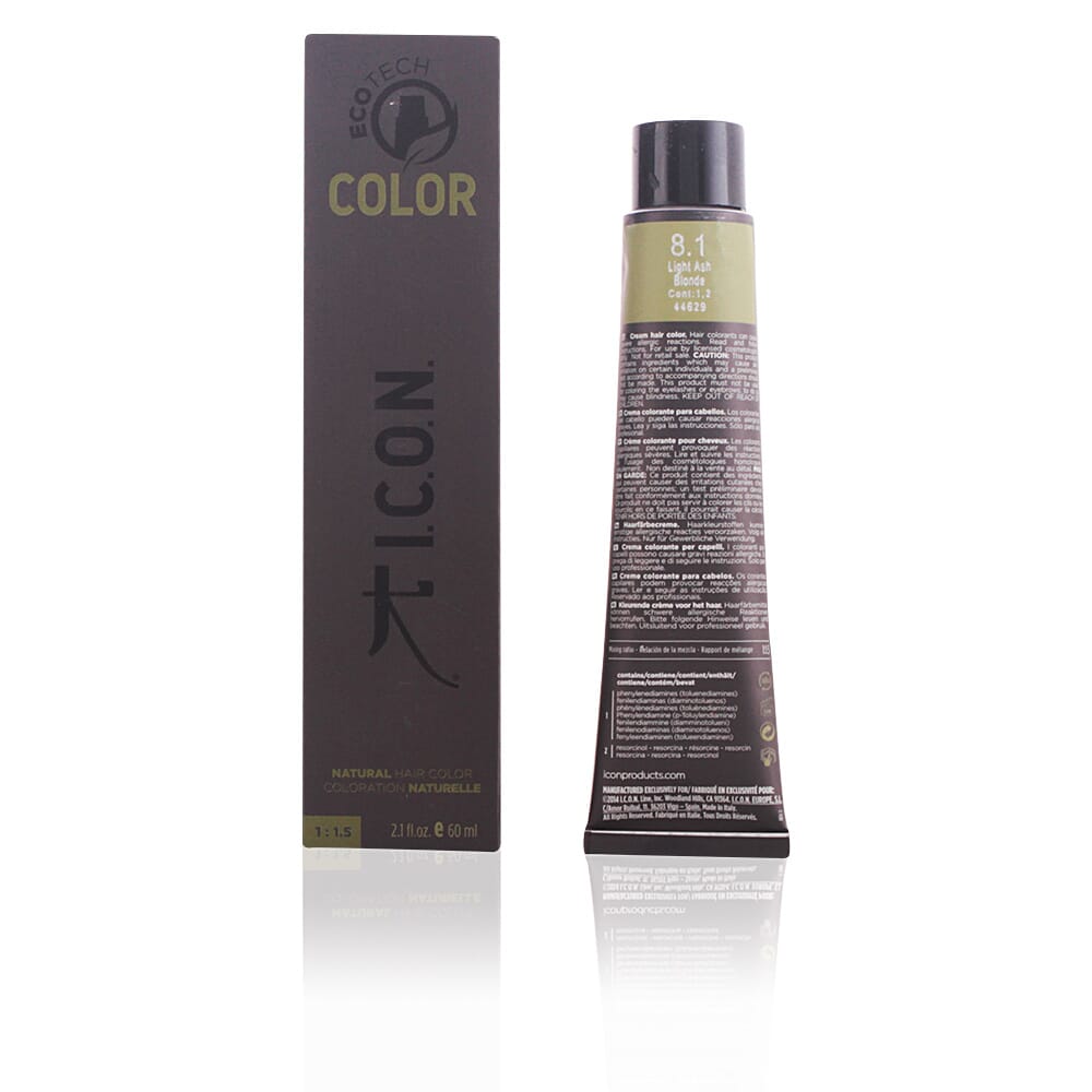 Ecotech Color Natural Color #8.1 Light Ash Blonde 60 ml