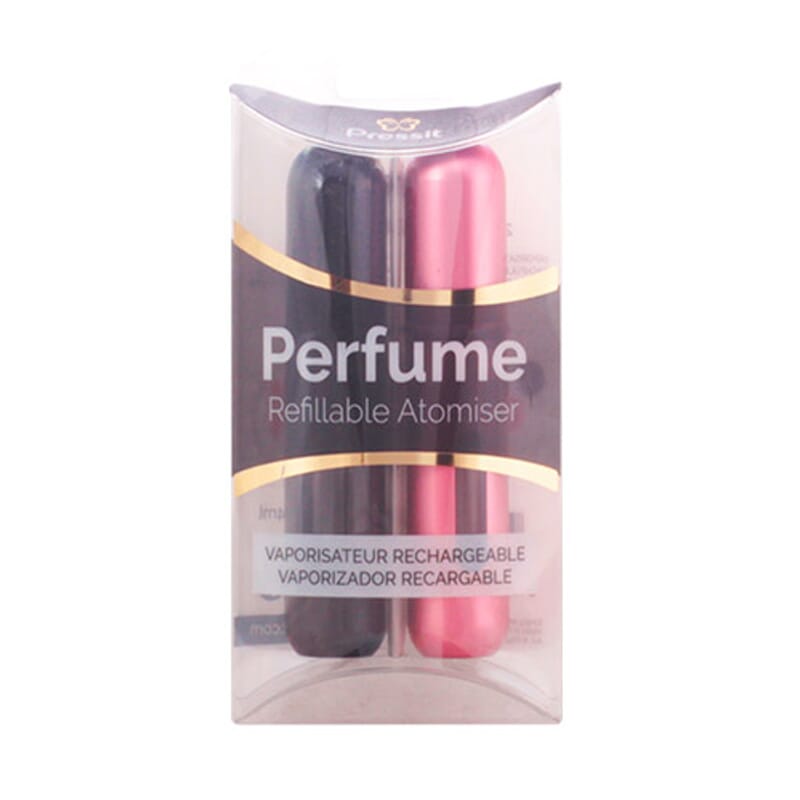 Perfume Refillable Atomizer Lote 1 Vapo Negro + 1 Vapo Rosa 2 Uds