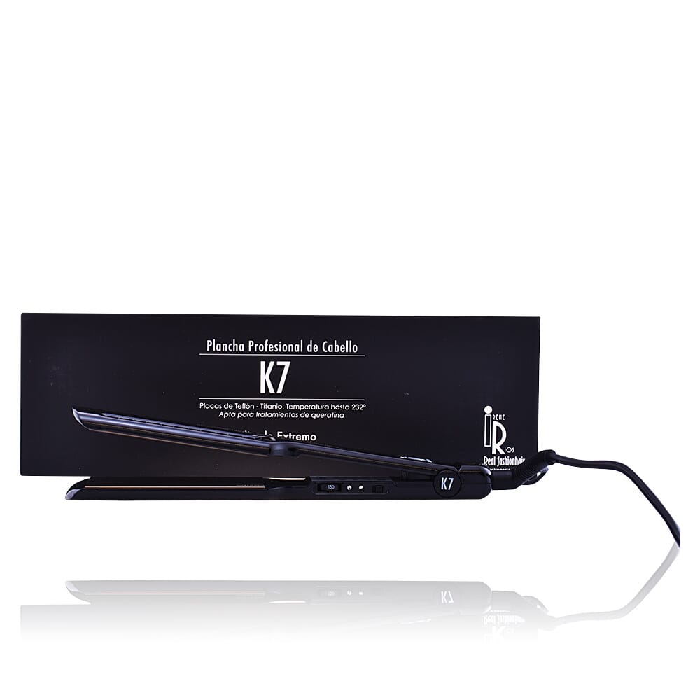 K7 Plancha Para El Cabello #Negra