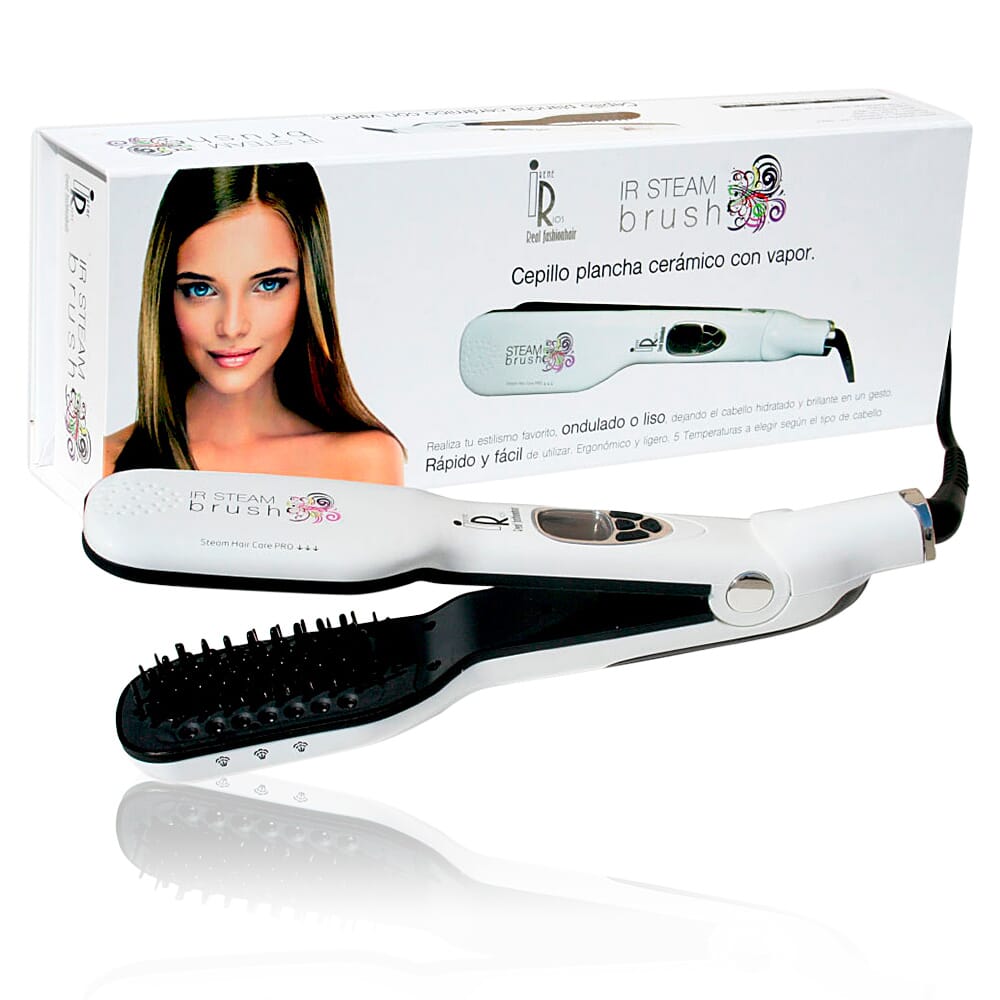 Steam Brush Cepillo Plancha Cerámico Con Vapor