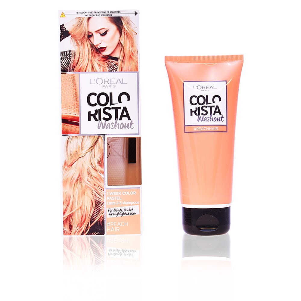 Wash Out Coloración Temporal #1 Peach 4 pz