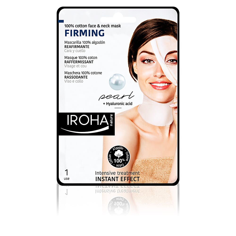 100% Cotton Face & Neck Mask Pearl-Firming 1 use