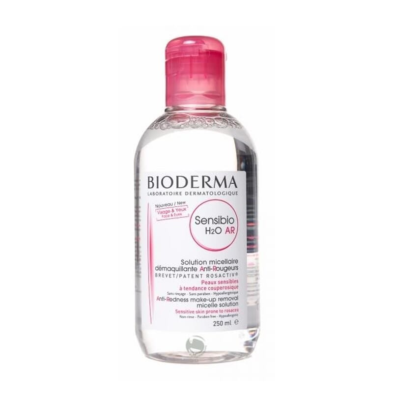 BIODERMA SENSIBIO H2O AR SOLUCIÓN MICELAR DESMAQUILLANTE ANTI-ROJECES 250ml