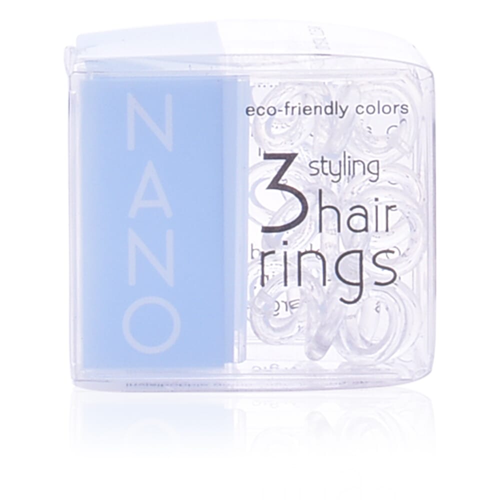 Invisibobble Nano Crystal Clear Hair Rings 3 uds