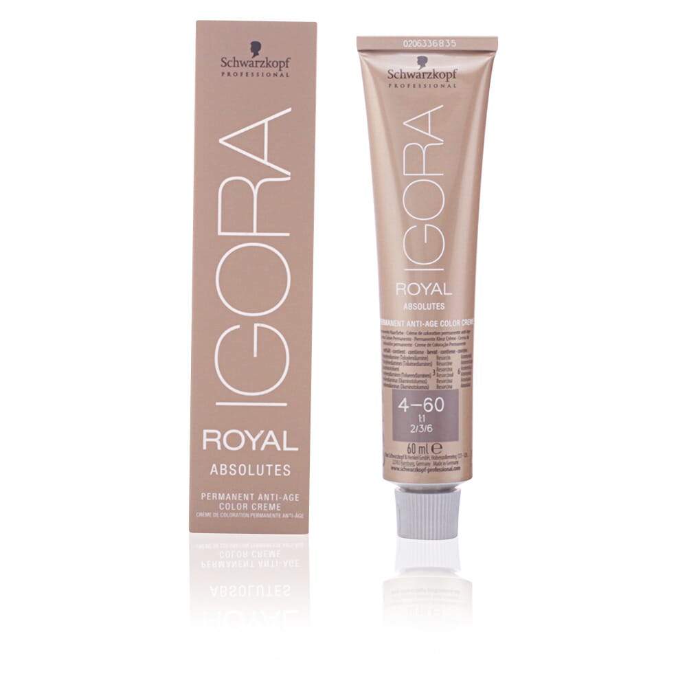 IGORA ROYAL ABSOLUTES 4-60 CASTAÑO MEDIO MARRÓN NATURAL 60ml