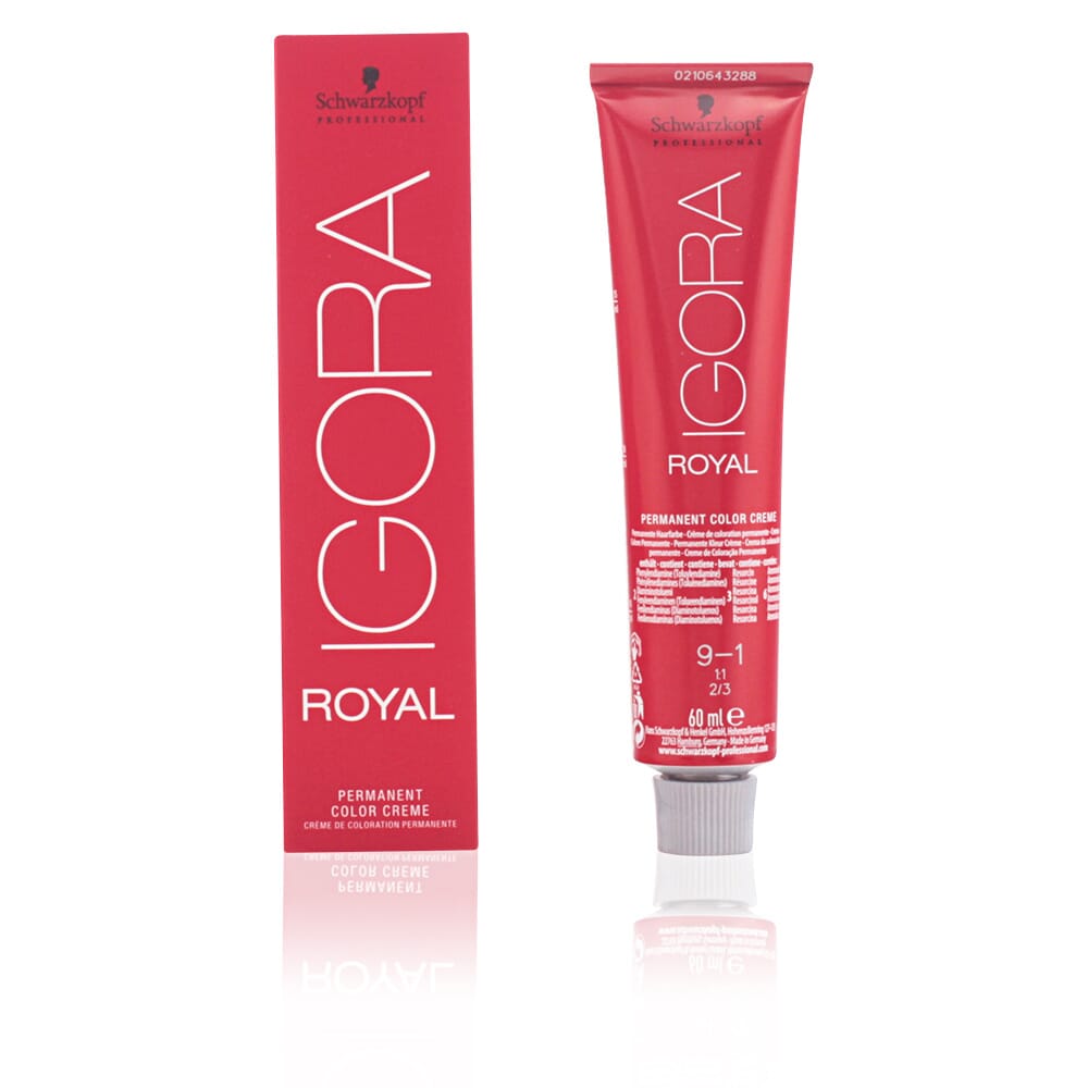 IGORA ROYAL 9-1 RUBIO MUY CLARO CENIZA 60ml