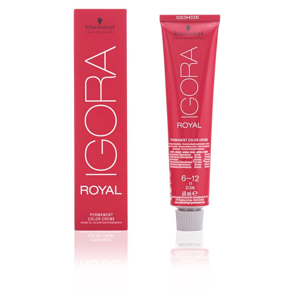 IGORA ROYAL 6-12 RUBIO OSCURO CENIZA 60ml