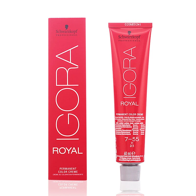 IGORA ROYAL 7-55 RUBIO MEDIO DORADO INTENSO 60ml