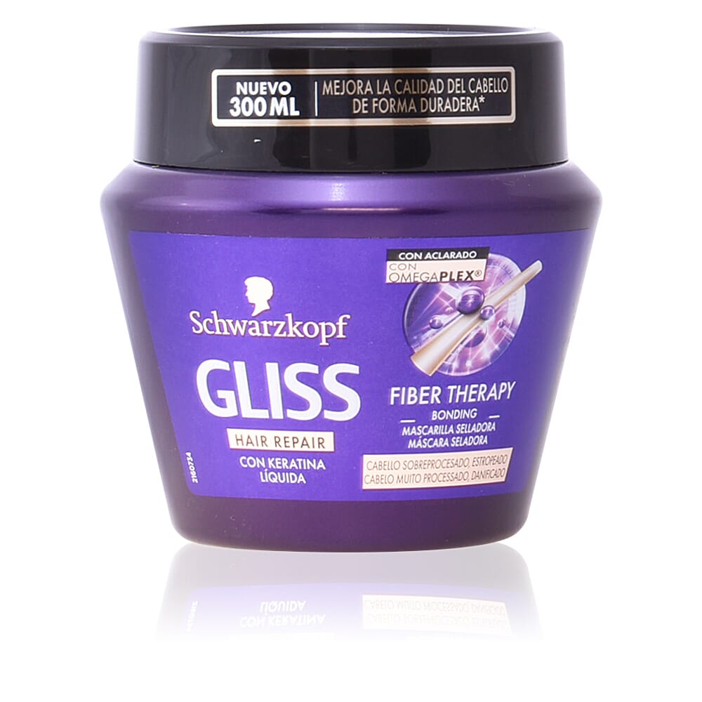 Gliss Fiber Therapy Keratina Líquida Mascarilla 300 ml