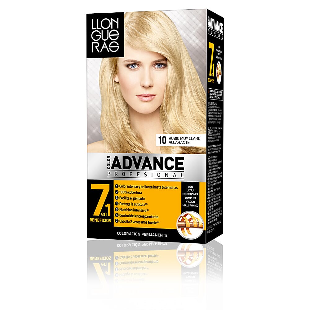 Color Advance Hair Colour #10-Rubio Muy Claro Aclarante