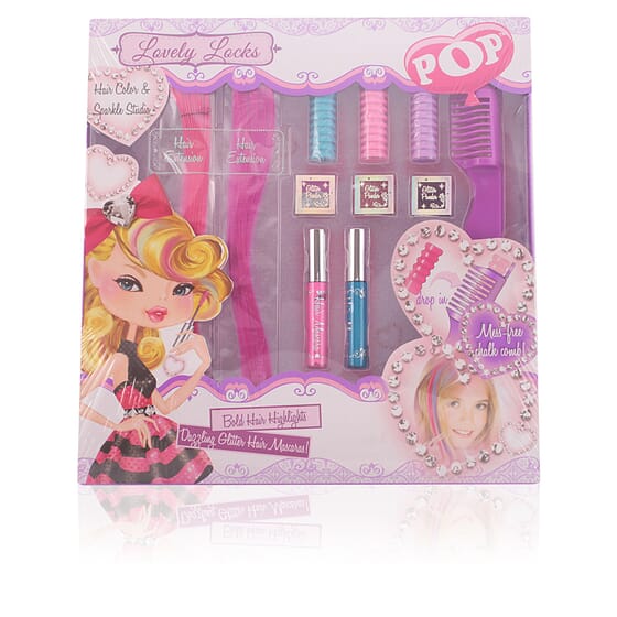 Pop Lovely Locks Hair Color Sparkle Studio  11 Uds de Pop