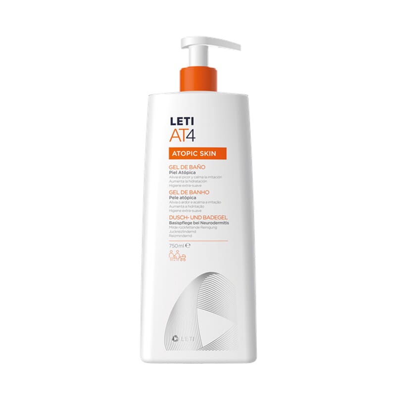 Letiat4 Gel De Baño Piel Atópica