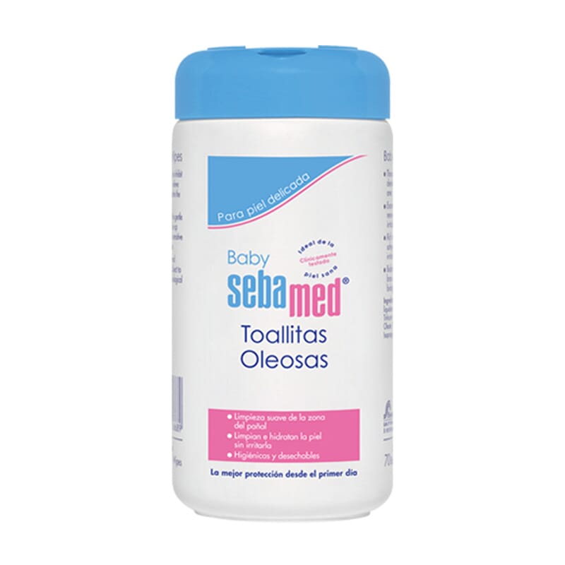 BABY SEBAMED TOALLITAS OLEOSAS 70 Ud
