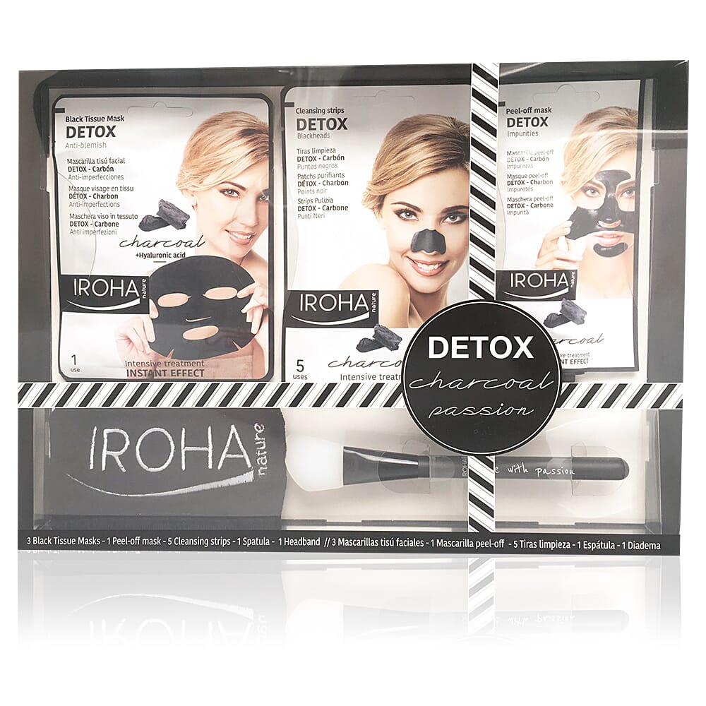Detox Charcoal Black Passion Lote 7 pz