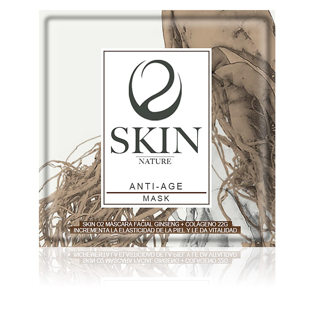 Skin O2 Máscara Facial Ginseng Colageno