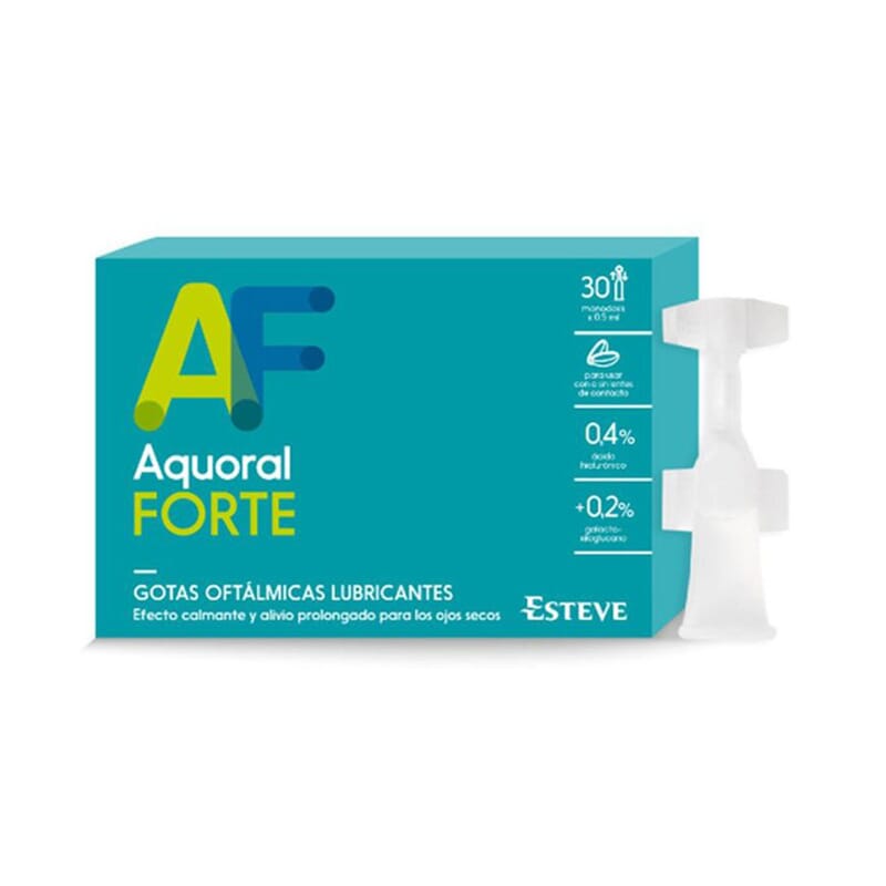 AQUORAL FORTE GOTAS OFTÁLMICAS 30 Ampollas