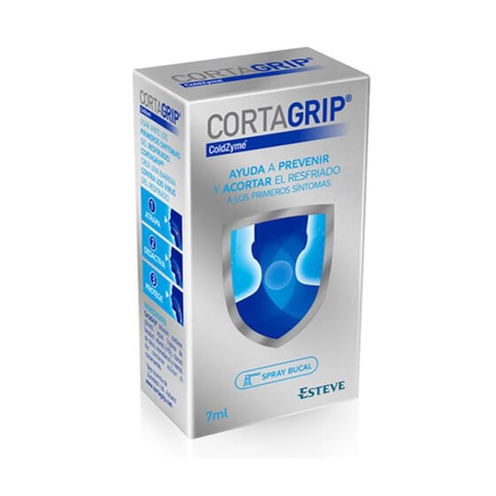 Cortagrip Spray Buccal 7 ml - Esteve - Triple action contre les rhumes