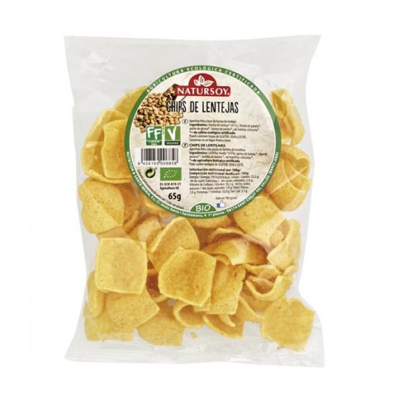 CHIPS DE LENTEJAS BIO 65g