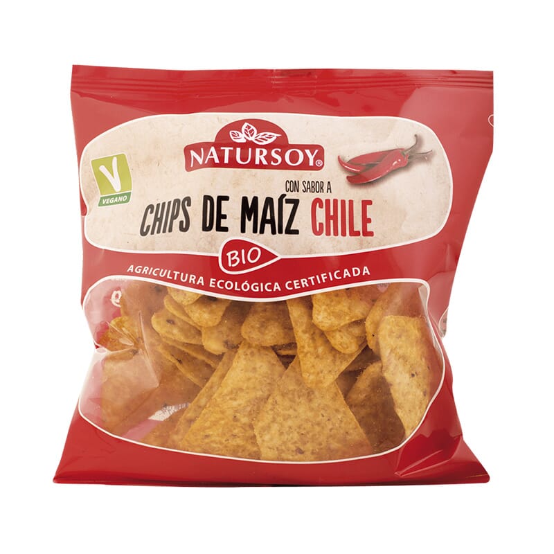 CHIPS DE MAÍZ CON CHILE BIO 75g