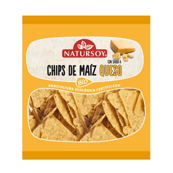 CHIPS DE MAÍZ CON QUESO BIO 75g