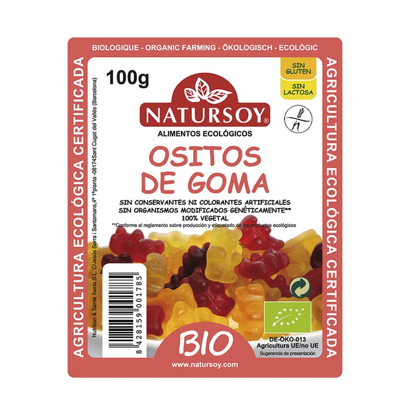 OSITOS DE GOMA BIO 100g