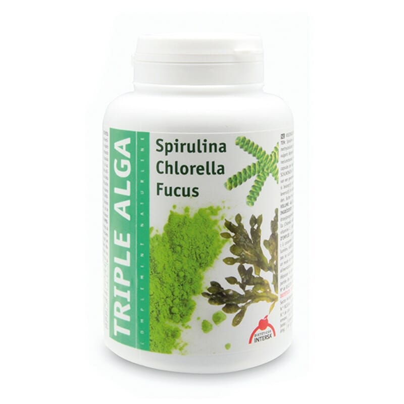 TRIPLE ALGA (CHLORELLA + ESPIRULINA + FUCUS) 120 Caps