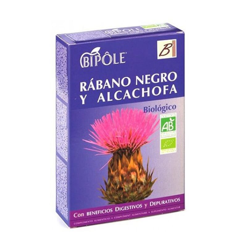 BIOPOLÉ RÁBANO NEGRO Y ALCACHOFA BIO 20 Viales de 10ml